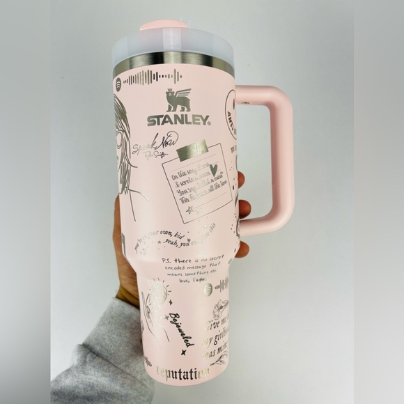 40oz Stanley Clean Slate Cool Bloom Taylor Swift Engraved! New release 1/16. - Picture 5 of 9